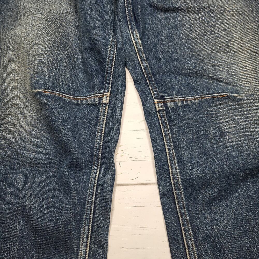 Madewell Petite Curvy Darted Barrel Leg Jeans Medium Dobbins Wash Western 30P - Picture 8 of 13